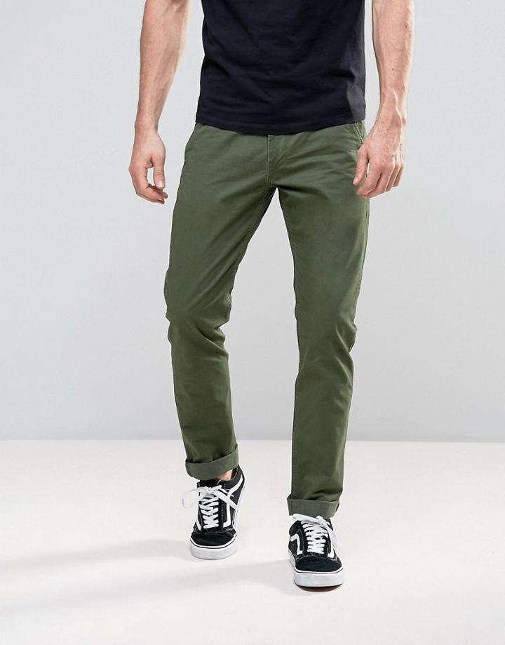Lee Slim Chino Olive - Green
