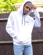 Kickers Hoodie With Front Pocket And Logo In White