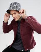 Pretty Green Black Reversible Bucket Hat - Black