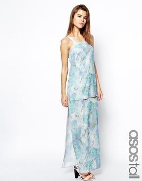 Asos Tall 2 Piece Maxi Dress - Multi