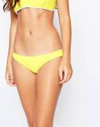 South Beach Mix And Match Brazilian Bikini Bottom - Yellow