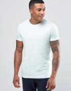 Asos T-shirt With Crew Neck In Blue - Blue