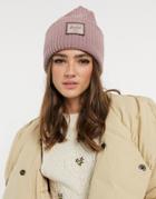 Herschel Supply Co. Juneau Chunky Rib Knit Beanie In Ash Rose Pink