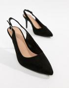 New Look Slingback Court Shoe - Black