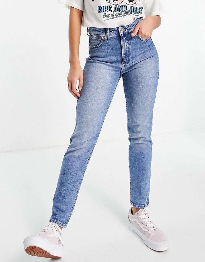 Wrangler Body Bespoke Retro Skinny Jeans In Lightwash Denim-blues