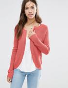 Jdy Patrcia Knit Cardigan In Rose - Faded Rose