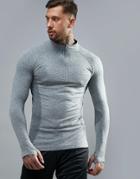 Corex Seamless Long Sleeve Top - Gray
