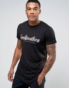 Good For Nothing T-shirt With Logo - Black