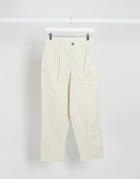 Mango Slouchy Pants In Beige-neutral