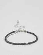 Designb Skinny Chain Bracelet In Gray - Gray