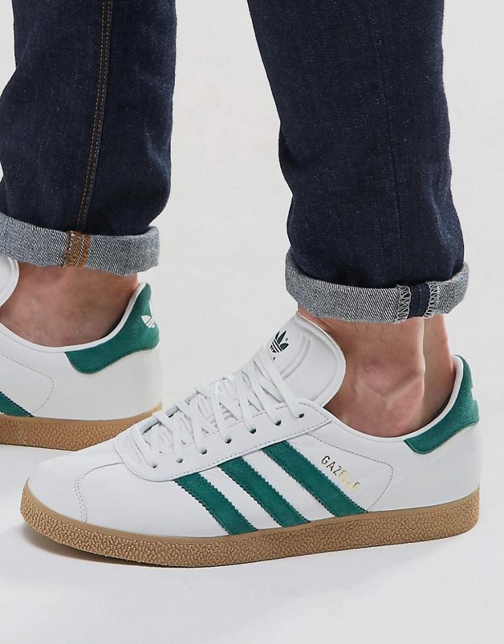Adidas Originals Gazelle Sneakers In White S76226 - White