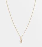 Asos Design 14k Gold Plated Necklace With Snake Charm