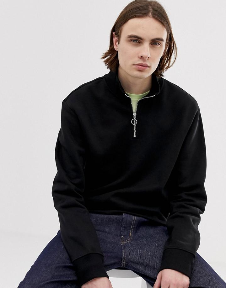 Weekday Martin Zip Sweatshirt