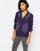 Vero Moda Ombre Check Shirt - Multi