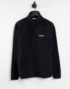 Napapijri Patch 1/2 Zip Fleece In Black