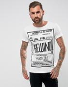 Diesel T-diego-dc-qe Rewind Print T-shirt - White