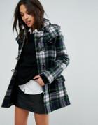 Gloverall Exclusive Check Duffle In Royal Stewart Plaid - Multi