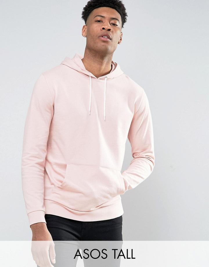 Asos Tall Hoodie In Pink - Pink