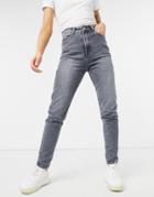 Dr Denim Nora Skinny Jeans In Washed Gray-grey