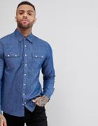 Dead Vintage Western Shirt - Blue