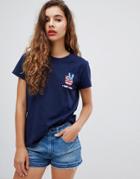 Tommy Jeans Graphic Badge T-shirt - Navy