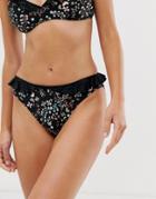 Ted Baker Brendar Hazel Classic Bikini Bottom - Black