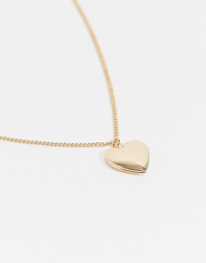 Pieces Heart Locket Necklace In Gold