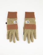 The North Face Gordon Etip Gloves In Beige-brown