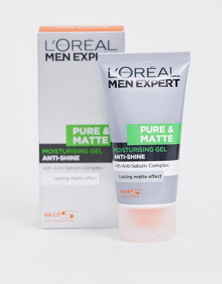 L'oreal Men Expert Pure & Matte Anti-shine Moisturizer 50ml - Clear
