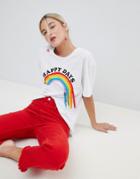 Chorus Rainbow Ribbons T-shirt - White