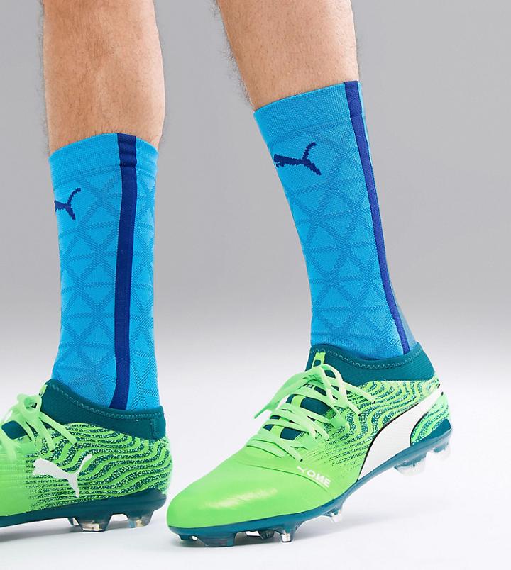 Puma One 18.2 Fg Soccer Boots - Green