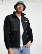 The North Face Black Box Denali Sherpa Fleece Jacket In Black