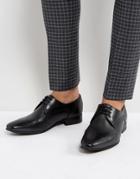 Hudson London Erato Leather Brogue Shoes In Black - Black