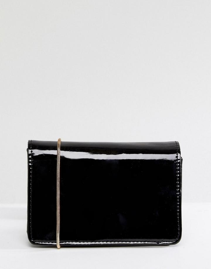 Miss Selfridge Chain Stap Mini Cross Body Bag - Silver