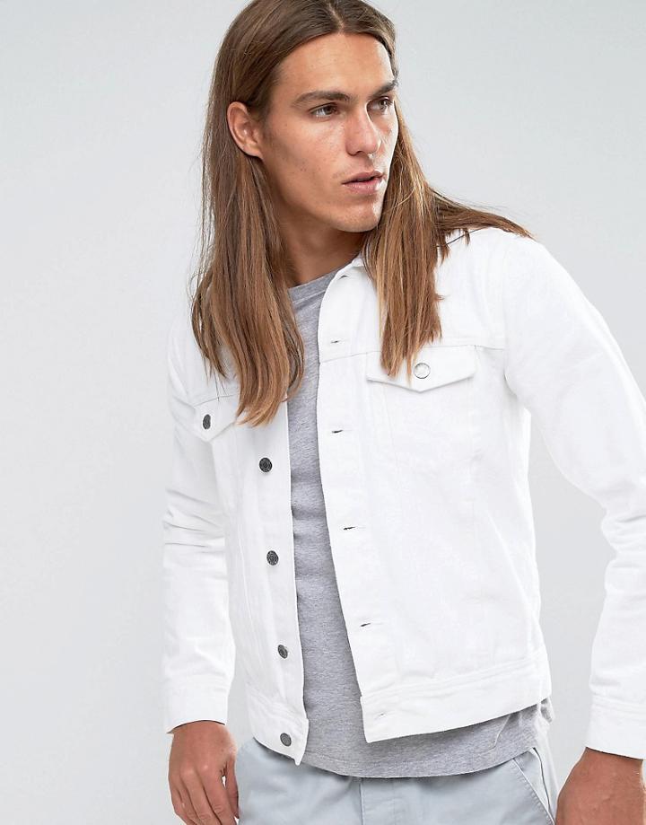 Dr Denim Dwight Jacket - White