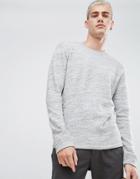 Selected Homme High Neck Sweat - Gray