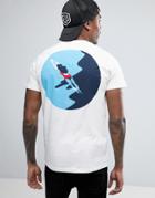 Friend Or Faux Azure Back Print T-shirt - White