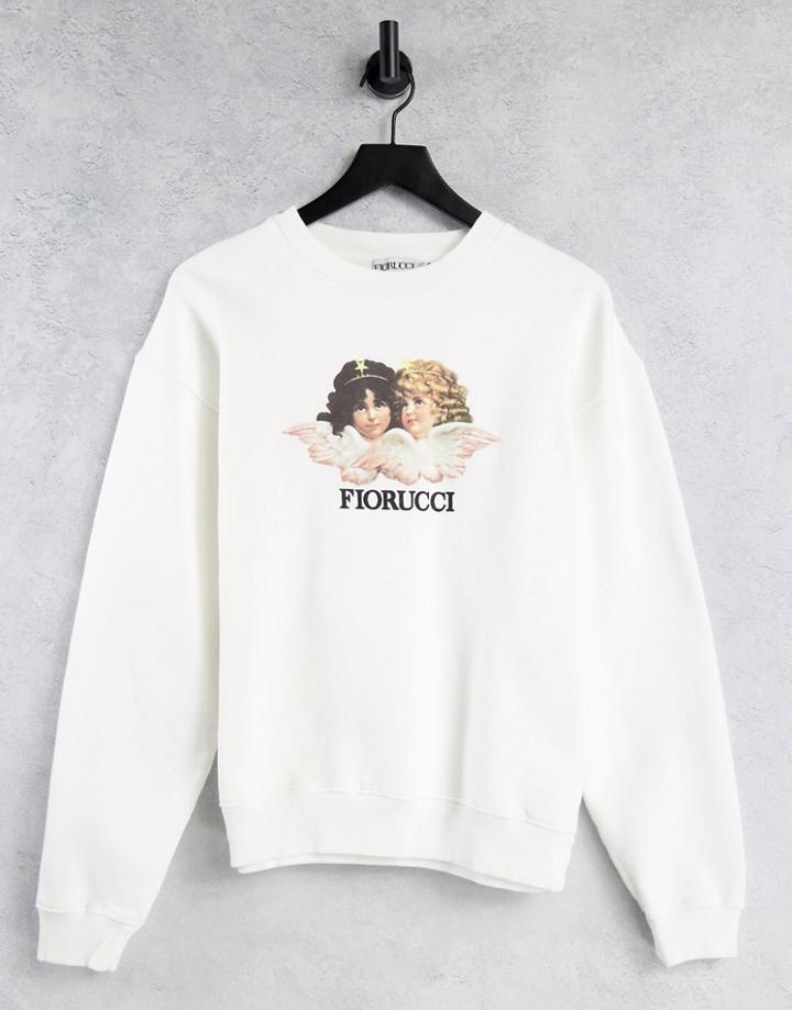 Fiorucci Vintage Angels Sweatshirt In White