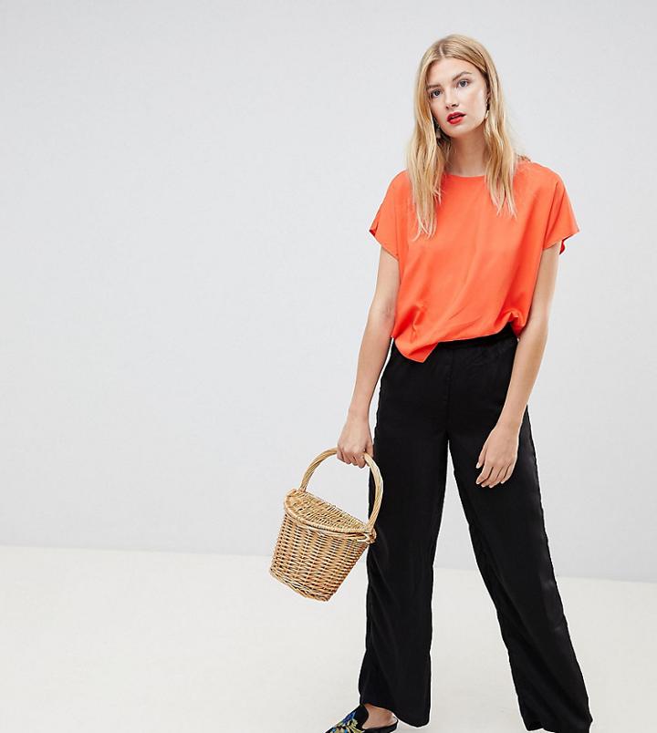 Vero Moda Tall Wide Leg Pant - Black