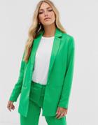Vila Oversized Suit Blazer-green