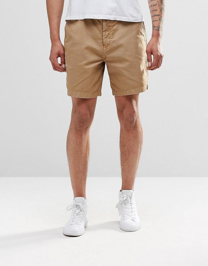 Farah Pilkington Slim Fit Shorts - Beige