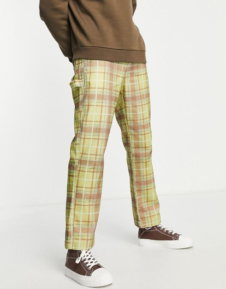 Kickers Plaid Drill Pants In Multi