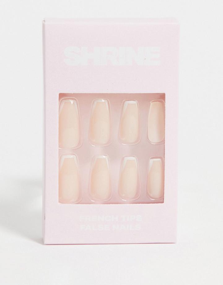 Shrine False Nails - Coffin French Tips-multi