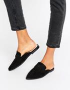 Asos Maggie Flat Mules - Black