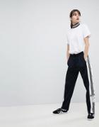 Adidas Originals Adicolor Adibreak Popper Pants In Black - Black
