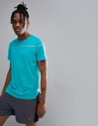 Asics Running Lite-show Reflective T-shirt In Blue 154572-8098 - Blue