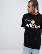 Midnight Surf Bedtime Print T-shirt - Black