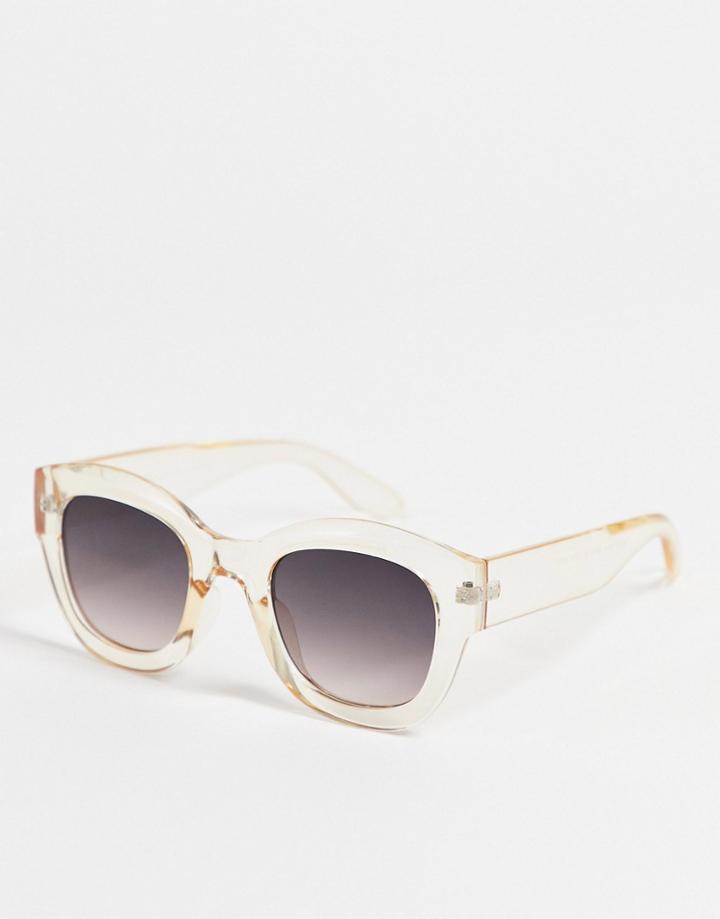 Aj Morgan Good Measure Oversized Round Lens Sunglasses-neutral