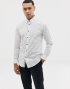 Ted Baker Shirt With Dot In White - White