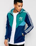 Adidas Originals Zip-up Hoodie Aj6983 - Green